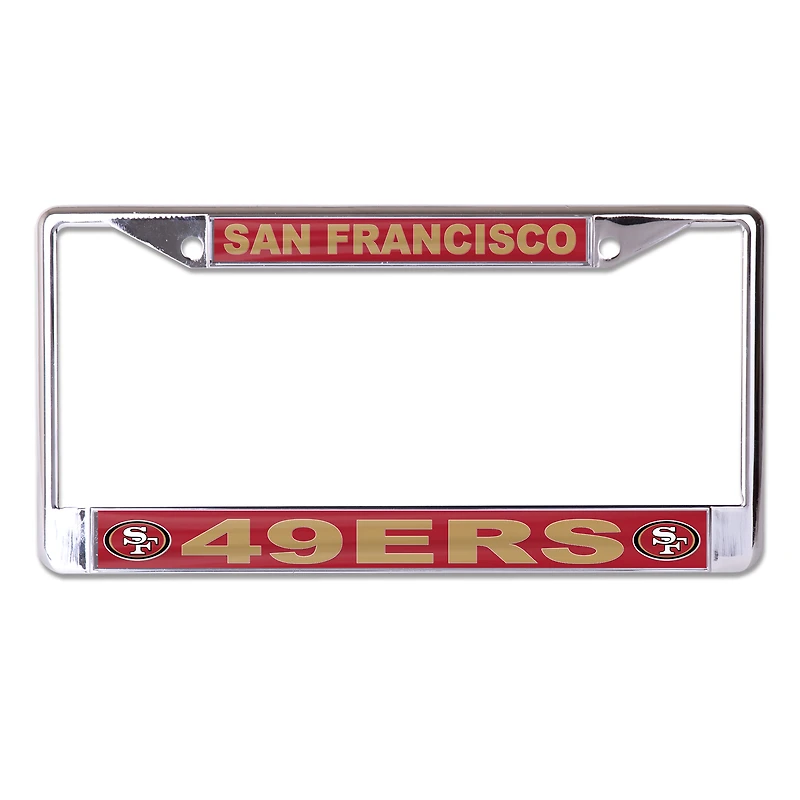 WinCraft San Francisco 49ers Team Logo S/L Metal License Plate Frame