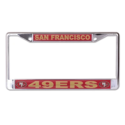 WinCraft San Francisco 49ers Team Logo S/L Metal License Plate Frame