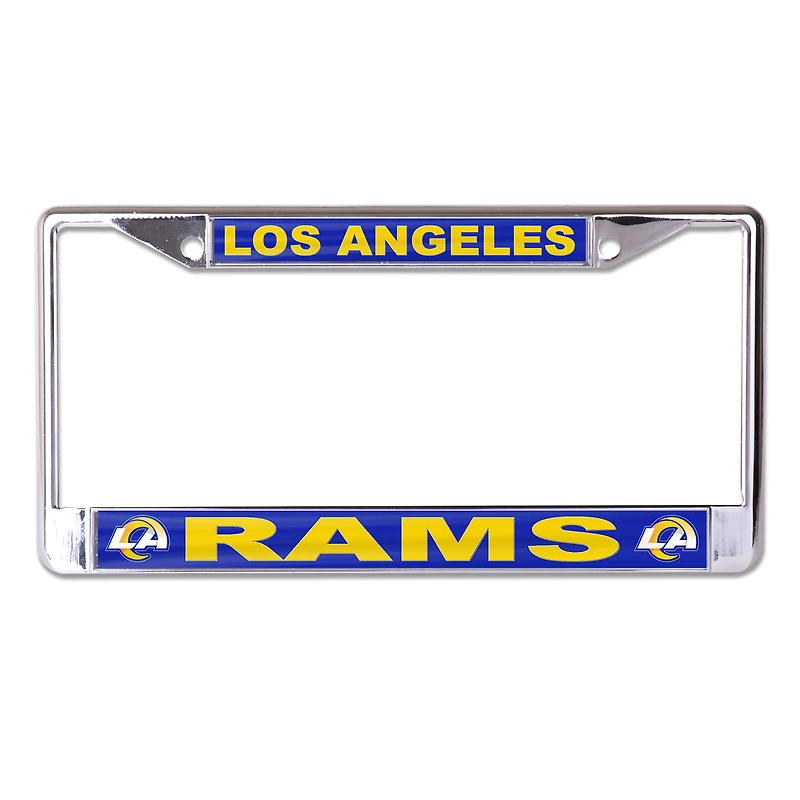 WinCraft Los Angeles Rams Team Logo S/L Metal License Plate Frame