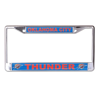 WinCraft Oklahoma City Thunder Primary Logo S/L Metal License Plate Frame