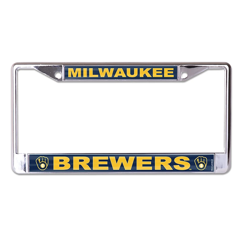 WinCraft Milwaukee Brewers S/L Metal License Plate Frame