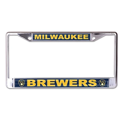 WinCraft Milwaukee Brewers S/L Metal License Plate Frame