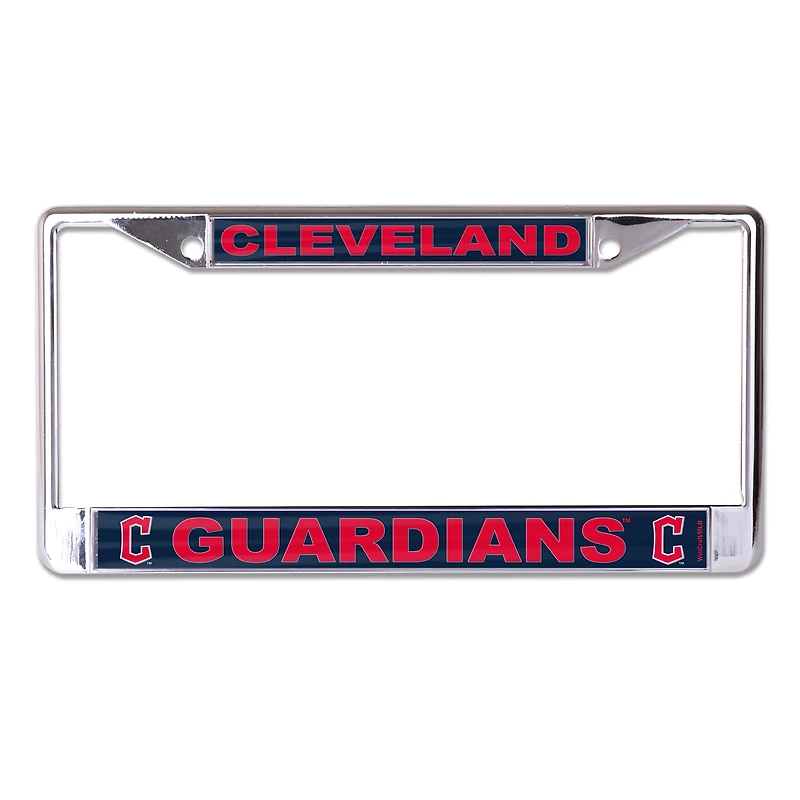WinCraft Cleveland Guardians Secondary Logo S/L Metal License Plate Frame