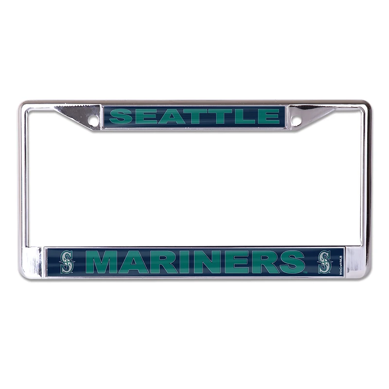 WinCraft Seattle Mariners Secondary Logo S/L Metal License Plate Frame