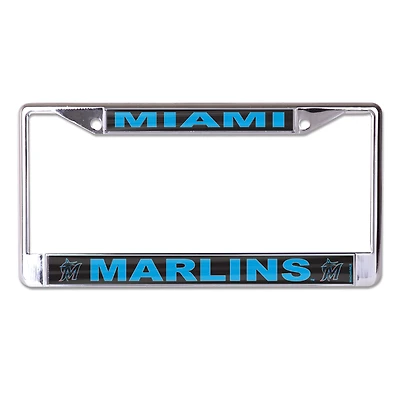 WinCraft Miami Marlins Secondary Logo S/L Metal License Plate Frame