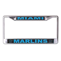 WinCraft Miami Marlins Secondary Logo S/L Metal License Plate Frame