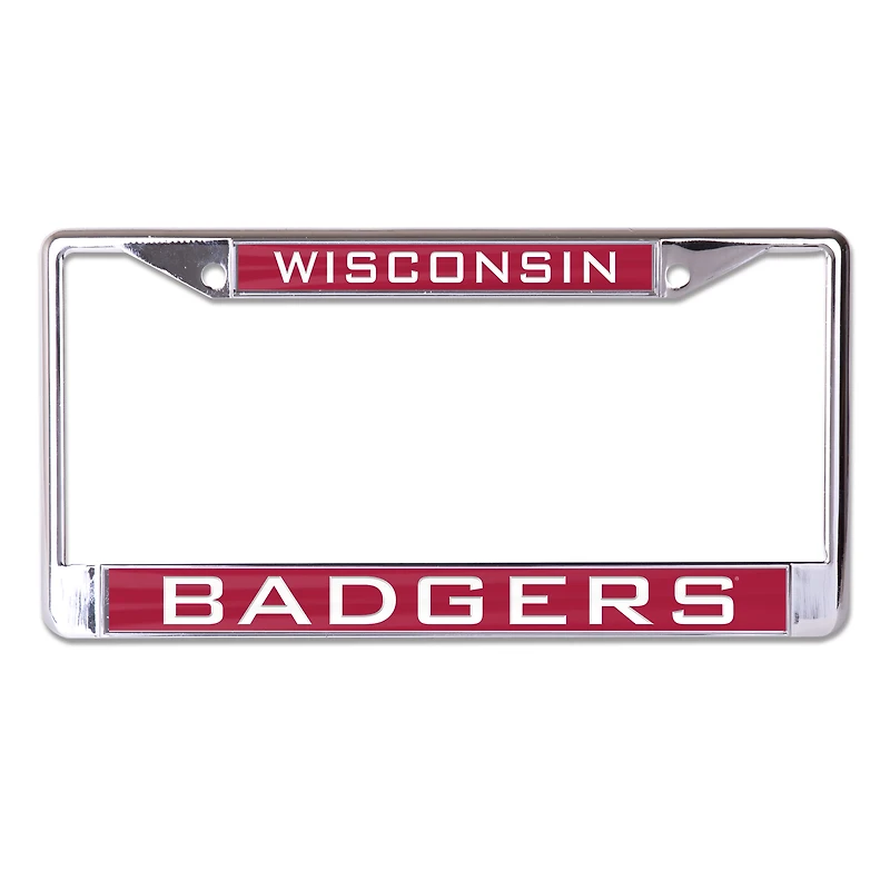 WinCraft Wisconsin Badgers S/L Metal License Plate Frame