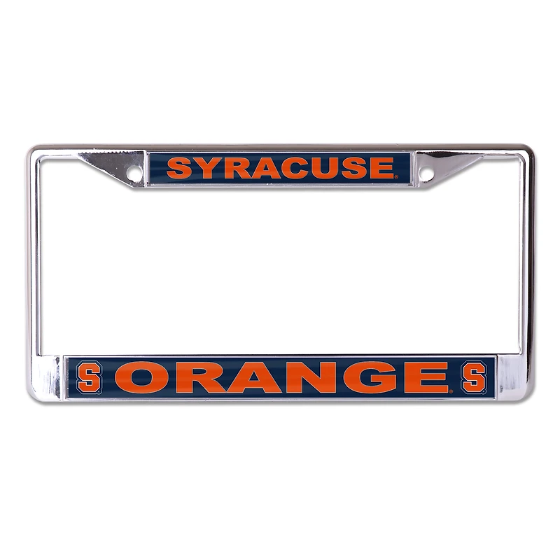 WinCraft Syracuse Orange S/L Metal License Plate Frame