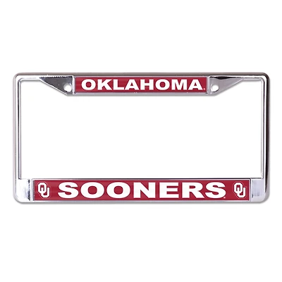 WinCraft Oklahoma Sooners S/L Team Color Covered Metal License Plate Frame
