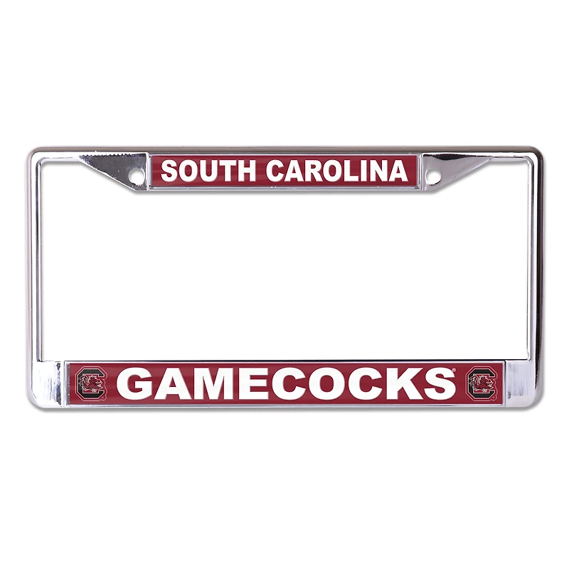 WinCraft South Carolina Gamecocks S/L Team Color Covered Metal License Plate Frame