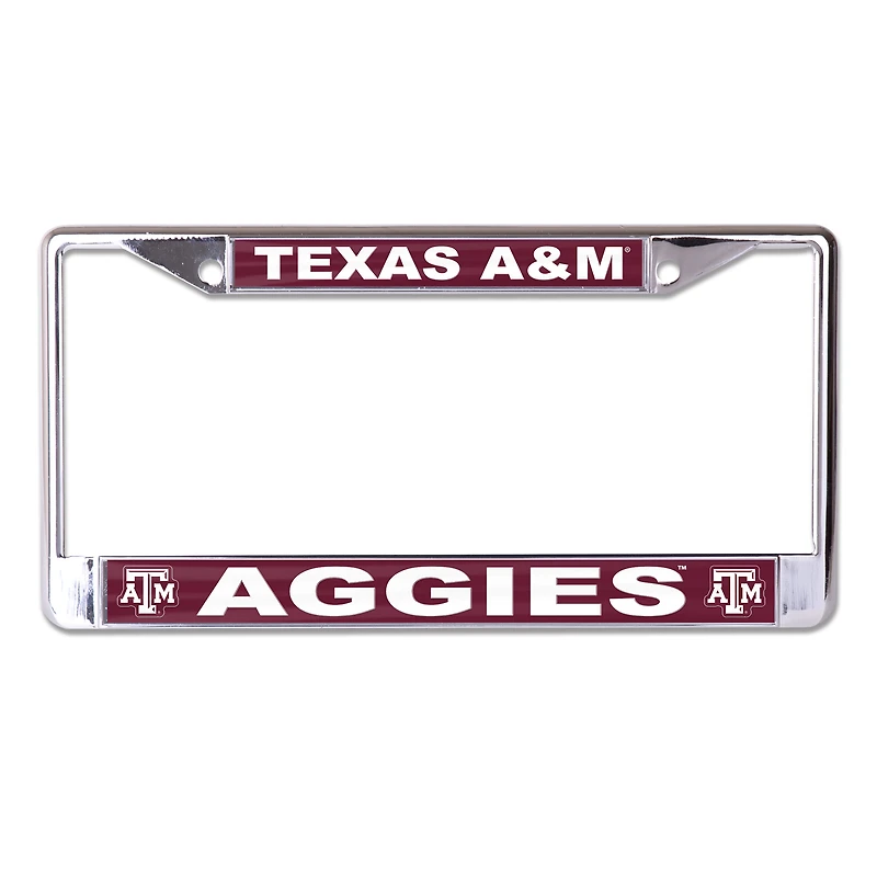 WinCraft Texas A&M Aggies S/L Team Color Covered Metal License Plate Frame