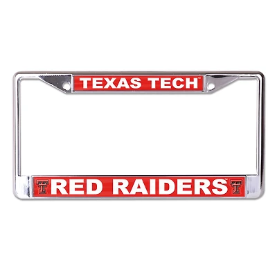 WinCraft Texas Tech Red Raiders S/L Team Color Covered Metal License Plate Frame