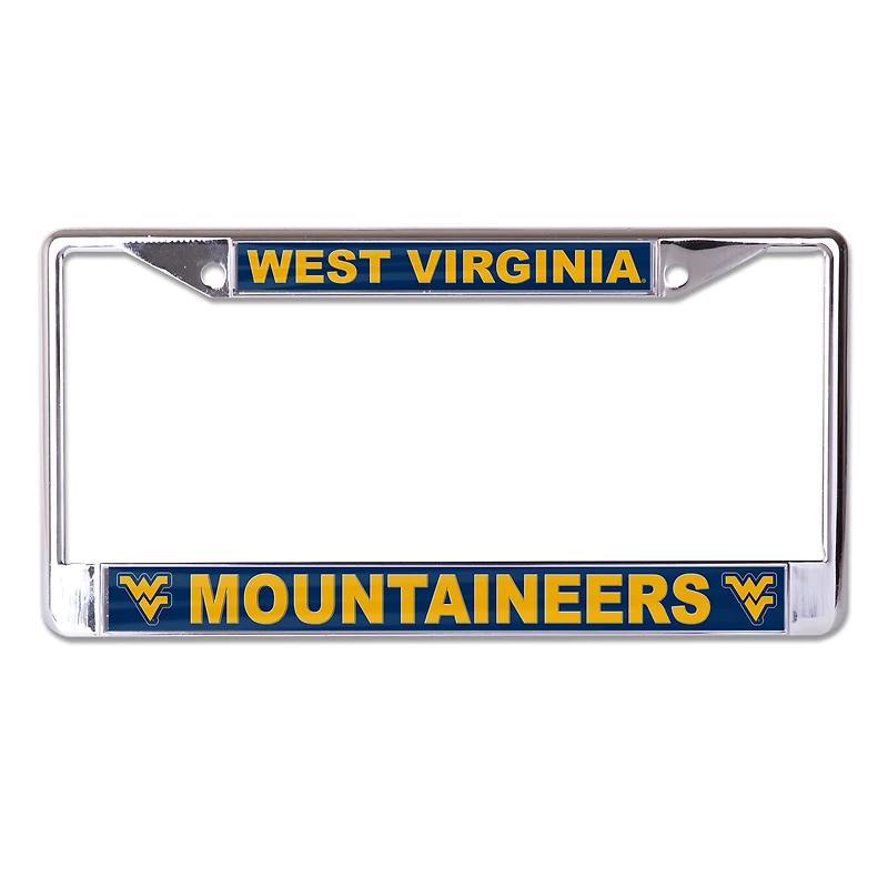 WinCraft West Virginia Mountaineers S/L Color Covered Metal License Plate Frame