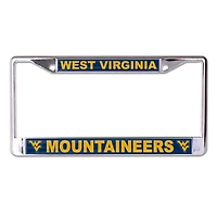 WinCraft West Virginia Mountaineers S/L Color Covered Metal License Plate Frame