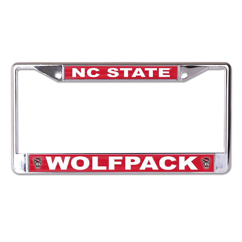 WinCraft NC State Wolfpack S/L Mega Graphics Metal License Plate Frame