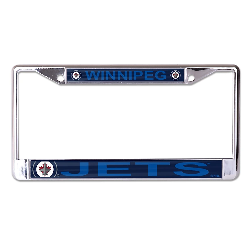 WinCraft Winnipeg Jets S/L Mega Graphics Metal License Plate Frame
