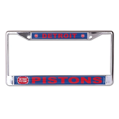WinCraft Detroit Pistons S/L Mega Graphics Metal License Plate Frame