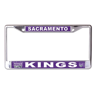 WinCraft Sacramento Kings S/L Mega Graphics Metal License Plate Frame