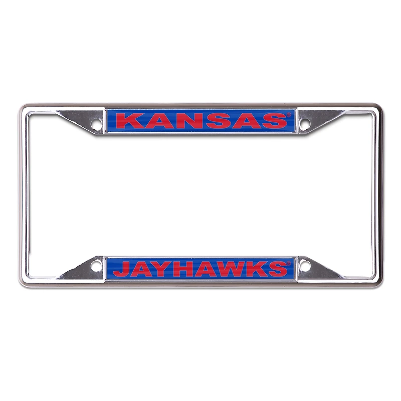 WinCraft Kansas Jayhawks Printed Metal License Plate Frame