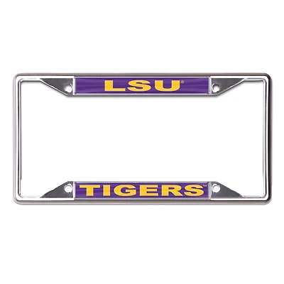 WinCraft LSU Tigers Printed Primary Metal License Plate Frame