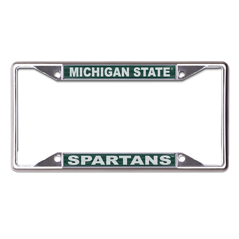 WinCraft Michigan State Spartans Printed Primary Metal License Plate Frame
