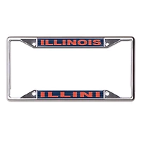 WinCraft Illinois Fighting Illini Printed Wordmark Metal License Plate Frame