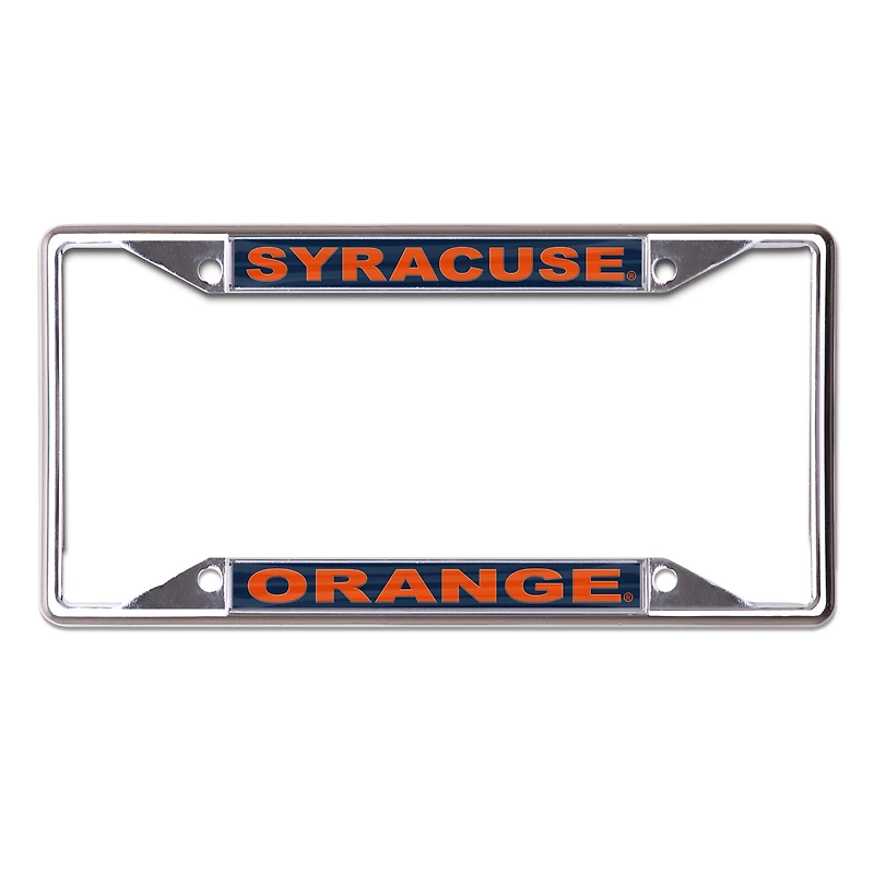 WinCraft Syracuse Orange Printed Metal License Plate Frame