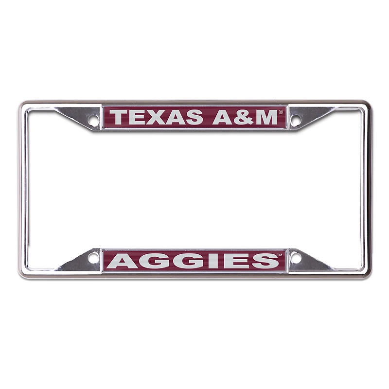 WinCraft Texas A&M Aggies Printed Wordmark Metal License Plate Frame