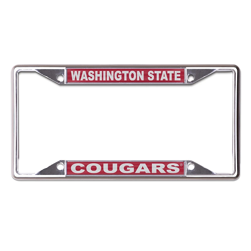 WinCraft Washington State Cougars Printed Metal License Plate Frame