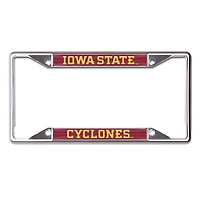 WinCraft Iowa State Cyclones Printed Wordmark Metal License Plate Frame