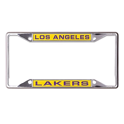 WinCraft Los Angeles Lakers Printed Metal License Plate Frame