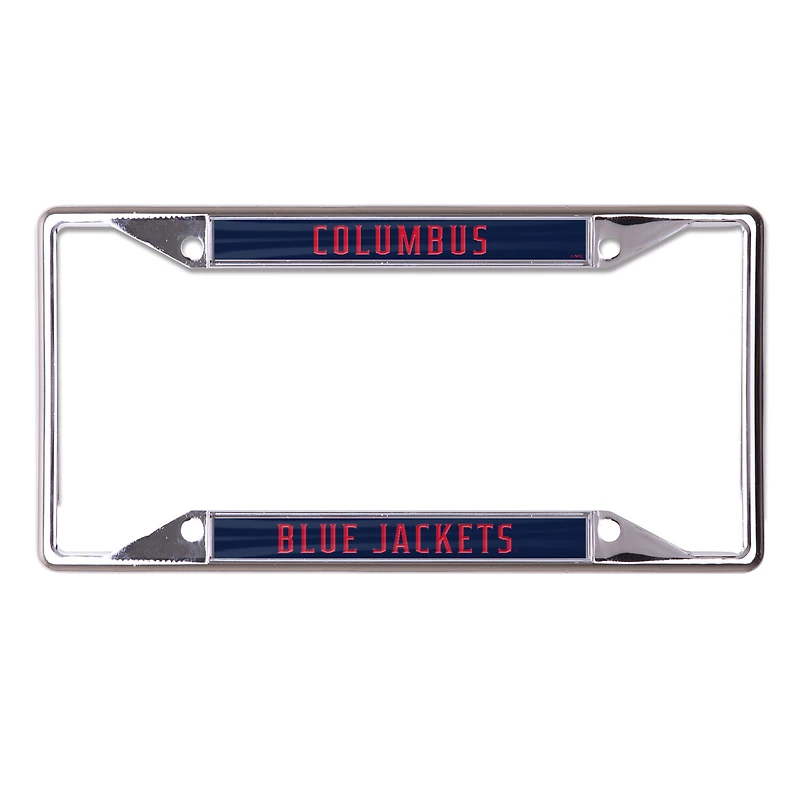 WinCraft Columbus Blue Jackets Printed Metal License Plate Frame