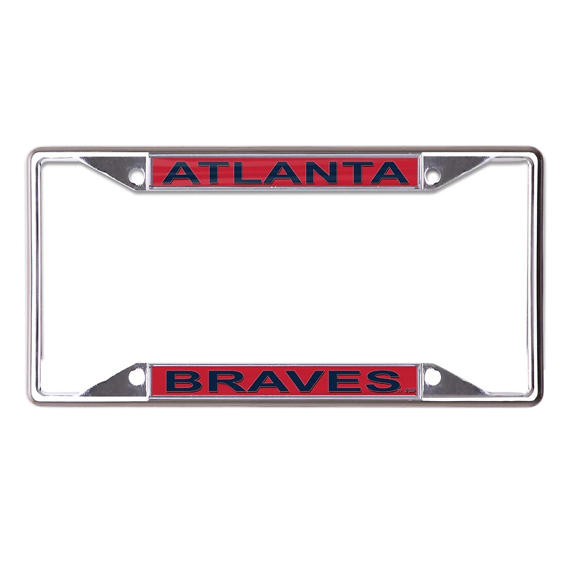 WinCraft Atlanta Braves Printed Metal License Plate Frame