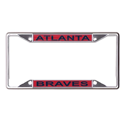WinCraft Atlanta Braves Printed Metal License Plate Frame