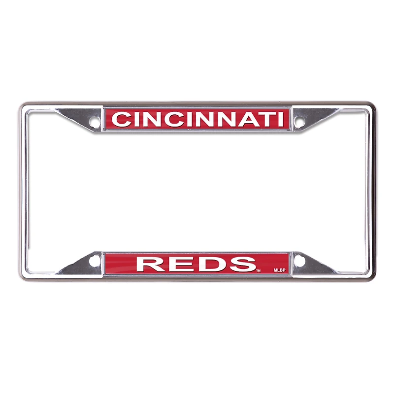 WinCraft Cincinnati Reds Printed Wordmark Metal License Plate Frame
