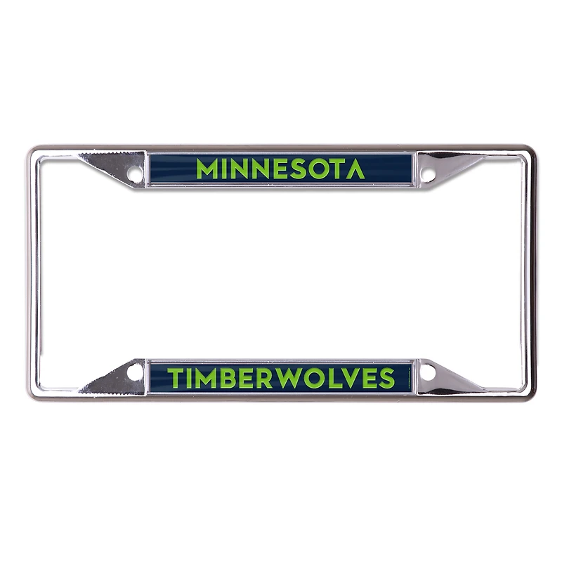 WinCraft Minnesota Timberwolves Printed Metal License Plate Frame