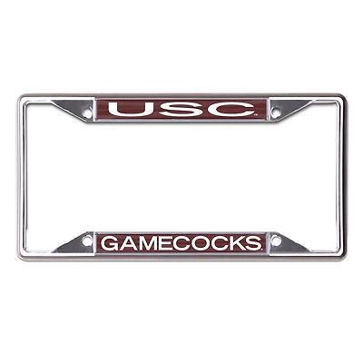 WinCraft South Carolina Gamecocks Printed Metal License Plate Frame