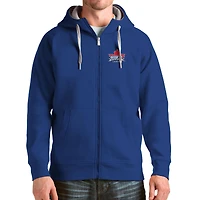 Men's Antigua Blue Toronto Rock Victory Full-Zip Hoodie
