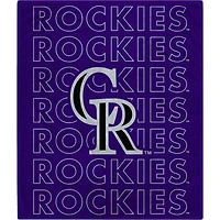 Colorado Rockies 60" x 70" Echo Wordmark Lightweight Blanket