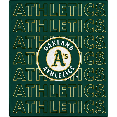 Athletics 60" x 70" Echo Wordmark Lightweight Blanket