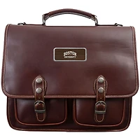 Brown Boston University Logo Plate Sabino Canyon Briefcase