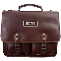 Brown Hawaii Pacific Sharks Logo Plate Sabino Canyon Briefcase