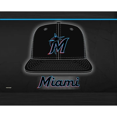 Miami Marlins Hat Mouse Pad