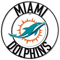 Imperial Miami Dolphins 24'' Wrought Iron Wall Art