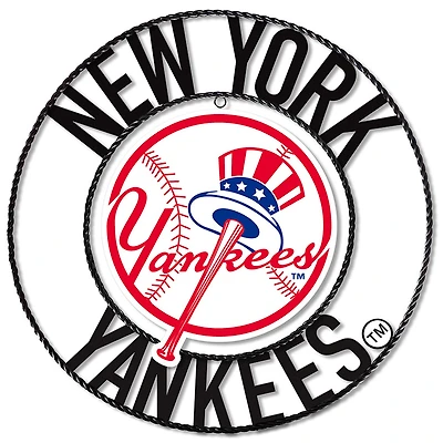 Imperial New York Yankees 24'' Wrought Iron Wall Art
