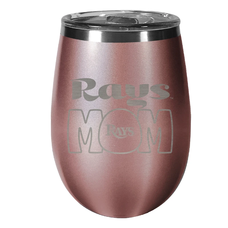Tampa Bay Rays 10oz. Mom Rose Gold Wine Tumbler
