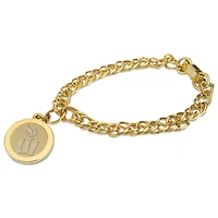 Women's Gold Winona State Warriors Charm Bracelet
