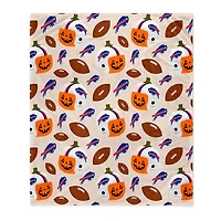 Buffalo Bills 60" x 70" Pumpkin Helmet Corral Fleece Blanket