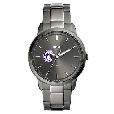 Fossil Winona State Warriors The Minimalist Three-Hand Smoke Watch
