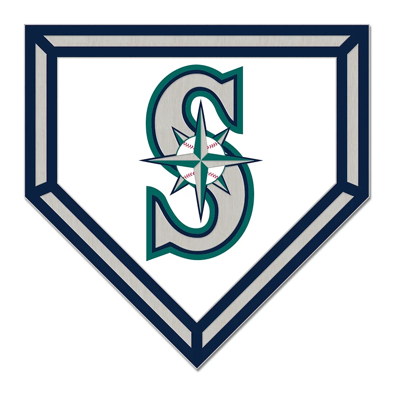 WinCraft Seattle Mariners Home Plate Collector Pin